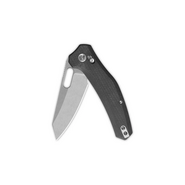 QSP Knife Emu Pocket knife Blade:14C28N, stonewash, Black micarta QS164-A1  - KNIFESTOCK