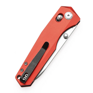 TENABLE KNIVES Beaver Stonewashed Nitro-V 0.125&#039;&#039;/3.2mm Dark Red Anodized Aluminum T1105V3 - KNIFESTOCK