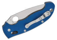 Spyderco MANIX 2 XL COBALT BLUE G-10 CPM SPY27 PLAINEDGE - KNIFESTOCK