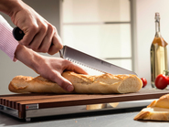 Cuțit de pâine WUSTHOF CLASSIC cu lamă dublu zimțată 23 cm - KNIFESTOCK