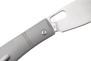 CJRB Sasaya Titan Gray, Satin S35VN, Milled Titanium J1959G-GY - KNIFESTOCK