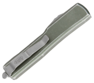 MICROTECH UTX-70 D/E Stonewash Standard Distressed OD Green 147-10DOD - KNIFESTOCK