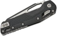 Microtech MSI® S/E Tri-Grip Polymer Black Full Serrated 210T-3PMBK - KNIFESTOCK