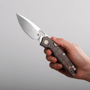 Vosteed Psyop Elmax Satin,Uni-Copper Fat Carbon - KNIFESTOCK