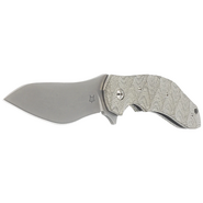 Fox Knives Flipper, N690Co, Micarta, Linerlock FX-302 MOD - KNIFESTOCK