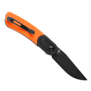 Kansept Reverie Black Stonewashed 154CM Black and Orange G10 T2025B3 - KNIFESTOCK