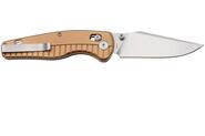 QPS Reptile 14C28N, Stonewash-Satin, Griff: Champagner Aluminium QS165-A1 - KNIFESTOCK