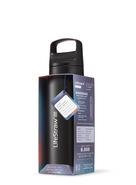 LifeStraw Go 2.0 Stainless Steel Water Filter Bottle 24oz Black LGV42SBKWW - KNIFESTOCK