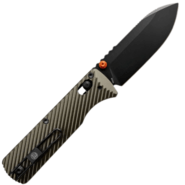 Vosteed Vombat M390 Black Stonewash Aluminum Olive Green A4105 - KNIFESTOCK