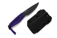 ANV Knives P100 - SLEIPNER, CERAKOTE BLACK, PARACORD PURPLE ANVP100-045 - KNIFESTOCK