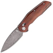 Bestech Ronan Damascus Acid-etched Rosewood Red BMK02L - KNIFESTOCK