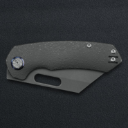 Kunwu Primo Stonewashed VANCRON Raindrop TC4 Titanium handle K710T-R1S - KNIFESTOCK