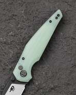 Bestech Snakebird 14C28N, G10, Blokada przyciskiem - Jade BG58D - KNIFESTOCK