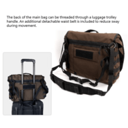 Magforce Tactical Messenger Bag Khaki #0623K - KNIFESTOCK