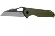 Bestech OPERATOR D2, Satin+Black, Green G10 BG36C - KNIFESTOCK