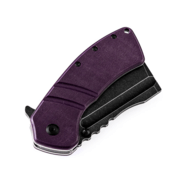 Kansept XL Korvid Black TiCn Coated 154CM Purple G10 T1030A4 - KNIFESTOCK