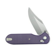 GEO Knife Ethereal Cutter SW M390 Blade Purple G10 - KNIFESTOCK