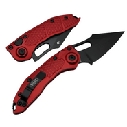 Microtech STITCH S/E BLACK STANDARD RED 169-1RD - KNIFESTOCK