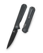 Bestechman FLICK-Black Stonewash-D2-G10-Black BMK13H - KNIFESTOCK