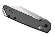 KERSHAW MINI IRIDIUM REVERSE TANTO Satin D2 Gray Aluminium DuraLock K-2051R - KNIFESTOCK
