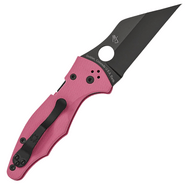 Spyderco Yojimbo 2 Pink G-10 CPM S30V Musta Terä SPRINT Living Beyond Breast - KNIFESTOCK