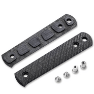 Böker Manufaktur Solingen BFF Packlite Handle Scales Linen Micarta Black &amp; White - KNIFESTOCK