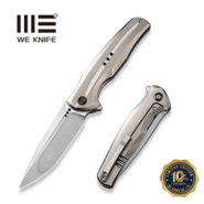 WE Knife 601X Titanium Polished Satin CPM 20CV Frame Lock Limited Edition 150 Pcs WE01J-4 - KNIFESTOCK