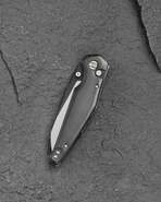 Bestech Snakebird 14C28N, Micarta, Blokada przyciskiem - Czarny BG58B - KNIFESTOCK