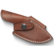 Viper HANDY2 Sheepfoot Satin M390, Bocote Wood, Leather Sheath VT4048BC - KNIFESTOCK