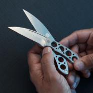 Ocaso Duo Desk Knife Wharncliffe w/stand 80DKW - KNIFESTOCK
