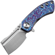 Kansept Mini Korvid Satin CPM-S35VN Lightning Strike Anodized Titanium Handle K3030A8 - KNIFESTOCK