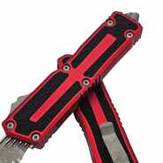 Microtech Scarab® II S/E Gen III Apocalyptic® Partial Serrated RED 1278-11APRD - KNIFESTOCK