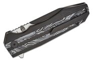Petrified Fish PFP08 Mocado Black Stonewash K110 White Gmascus &amp; Black G10 PFP08 - KNIFESTOCK