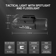 Olight 2 x OLIGHT 1600mAh CR123A PL Turbo Valkyrie - KNIFESTOCK