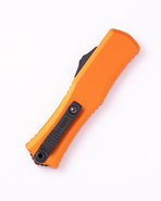 Microtech HERA II MINI D/E BLACK PART SERRATE ORANGE 1702M-2OR - KNIFESTOCK