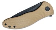 Civivi Synergy3 Tan G10/Black Stonewashed Nitro-V C20075D-2 - KNIFESTOCK