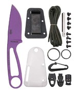 ESEE Purple Candiru, Clear/White Molded Sheath w/Kit CAN-PURP-KIT-E - KNIFESTOCK