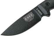 ESEE KNIVES MODEL 3 Black Black Black Black G10 Survival Knife 3 PMB-001 Black Sheath + Belt Clip 3  - KNIFESTOCK