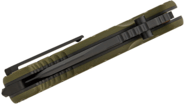 Halfbreed Blades Large Bush Folder - Folding Blade LBF-01 Gen-2 ODG - CPM 3V - KNIFESTOCK