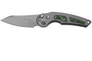 FOX knives ANARCNIDE JUPITER FOLDING KNIFE STAINLESS STEEL M390 SANDBLASTED BLD,TITANIUM+INSERTE CF  - KNIFESTOCK