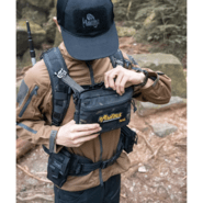 Magforce Cube Crossbody Bag - 500D W/P Black #A0345B02 - KNIFESTOCK