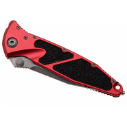 Microtech SOCOM ELITE S/E APOCALYPTIC RÉSZBEN FŰRÉSZELT PIROS 160-11APRD - KNIFESTOCK