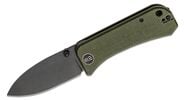 WE Knife Banter Green Micarta/Stonewash S35VN 2004j - KNIFESTOCK