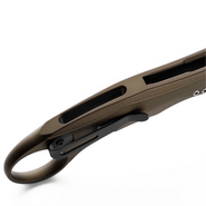 LionSteel L.E.One Mid Kokkupandav nuga VANA MUST M390 tera, ROHELINE alumiiniumkäepide - KNIFESTOCK