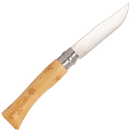 Opinel VRI N°07 Inox Nature Motyw Śnieżynki 254239 - KNIFESTOCK