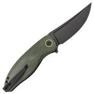 Petrified Fish PFP06 Simum Black Stonewash K110 Green Micarta PFP06GRMDW - KNIFESTOCK