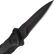 Smith and Wesson Czarny Nóż Boot z Fałszywą Krawędzią - KNIFESTOCK