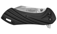 CAMILLUS CHUNK / 7.25&quot; OVERALL / CLEAVER BLADE / 420SS / BLACK GFN HANDLE CAM-19599 - KNIFESTOCK