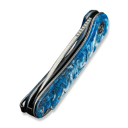 Civivi Elementum Slip Joint Blue Ocean Resin HandleSatin Finished 14C28N Blade - KNIFESTOCK