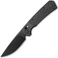 GEO Knife Blaze Black DLC M390 Blade Black DLC Ti - KNIFESTOCK